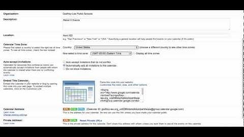 Embed Google Calendar on Weebly