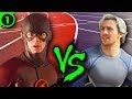 Duel de vitesse flash vs quicksilver calculs vitesse 