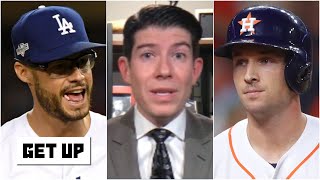 Reacting to Dodgers' Joe Kelly throwing behind Astros' Alex Bregman | Get Up