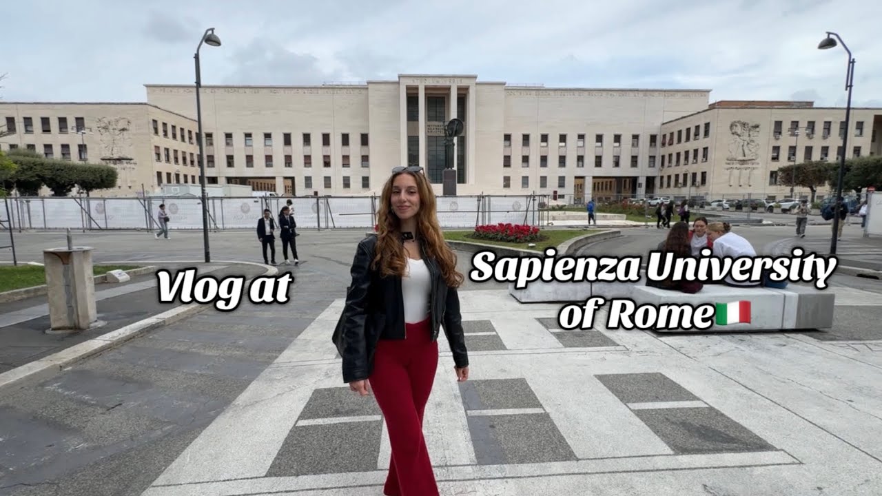 Видеоблог Римского университета Ла Сапиенца | Экскурсия по кампусу | Каковы мои впечатления?