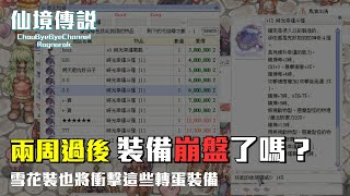 ChouByeBye的仙境傳說 第264集 - 【調查】兩周過後裝備崩盤了嗎？ | 雪花裝也即將衝擊現在的轉蛋裝 | 但還是要刷刷這些副本啦