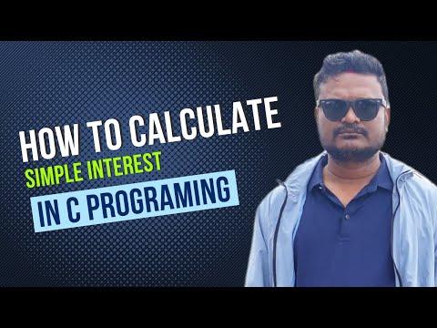 How to calculate simple interest in C | C programing in Nepali