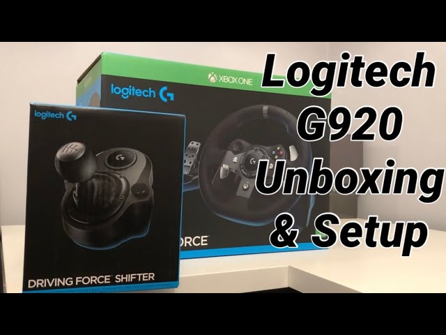 Logitech G920 Unboxing & Setup 