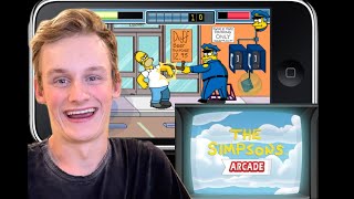 Playing The Simpsons Arcade (2009) on My Old iPhone 3!
