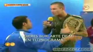 Randy Orton Se Encabrona Con Un Reportero De Televisa