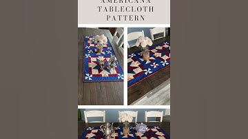 Quilt of Valor Table Runner Sewing Pattern #tablerunner #quilting