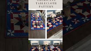 Quilt of Valor Table Runner Sewing Pattern #tablerunner #quilting