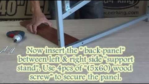 Assembly Instructions for (GD-7000) Kenko Rude Computer Table