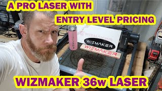 Wizmaker L1 36w Review! The perfect laser to start your side-hustle!