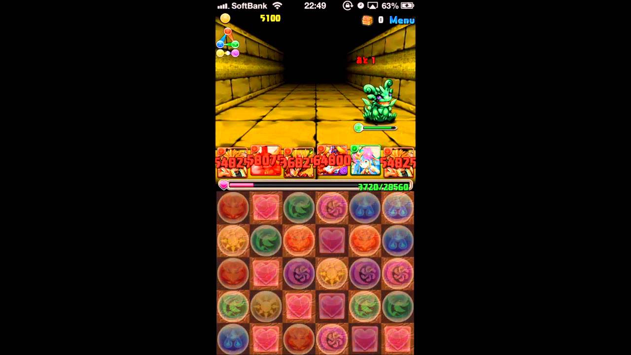 パズドラ 魔石龍の大洞窟 翠石の頑龍 天下の大泥棒 石川五右衛門 周回用構成 Youtube