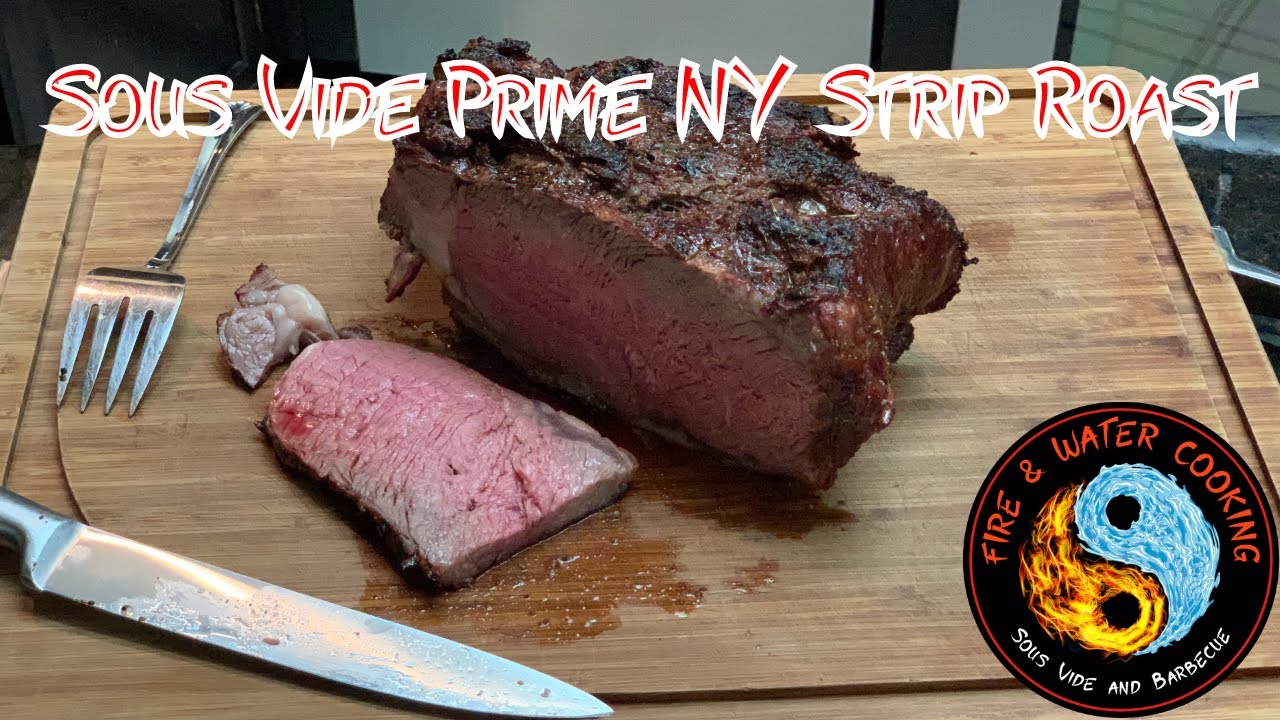 gyldige At give tilladelse stole Sous Vide Prime New York Strip Roast from Costco - YouTube