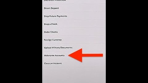 How to Change an Account Nickname on Wells Fargo app