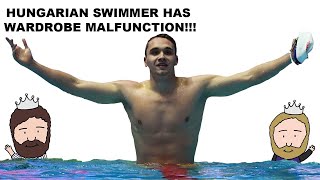 Hungary Swimmer Has Wardrobe Malfunction