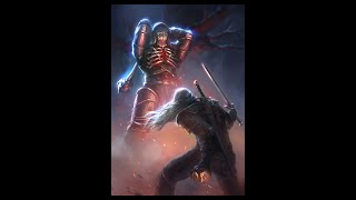 Geralt vs Caranthir  gameplay NG+ Death March