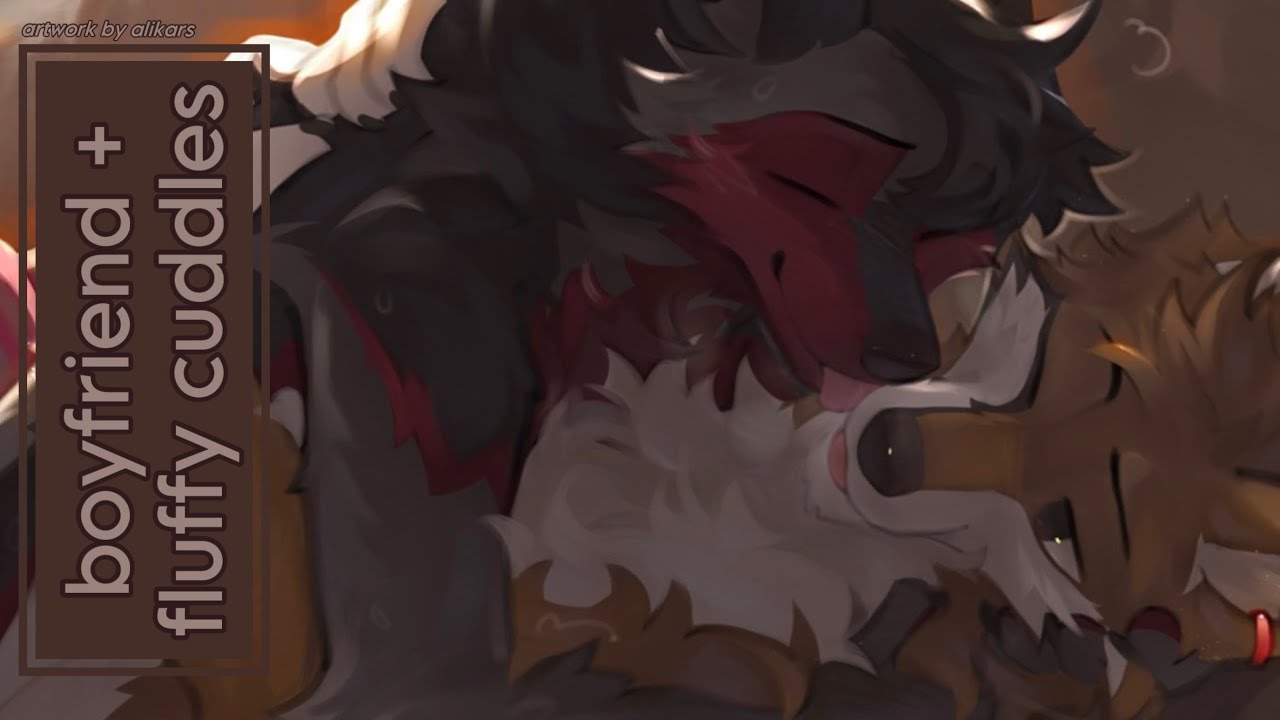 [m/m] fluffy boyfriend cuddles you to sleep 💘💘 (heartbeat / breathing / furry asmr)