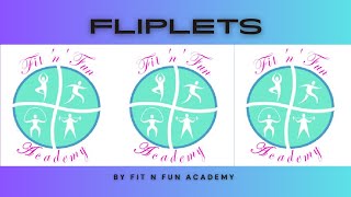 Fliplets - Split Jump on Trampoline 
