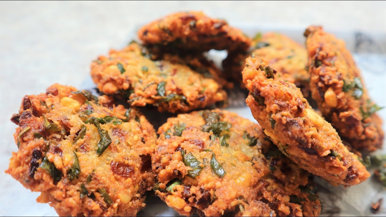 masala vada recipe paruppu vadai recipe crispy chana dal vada youtube