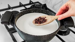 Simply add the cloves to the boiling milk! You will be amazed! 5 minute recipe