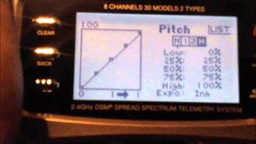spektrum dx8 setting for blade 180cfx