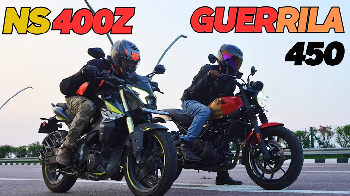 Royal Enfield Guerrilla 450 vs Pulsar NS400Z Drag Race