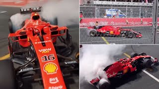 Charles Leclerc finally got to do donuts in 2023 that he deserved