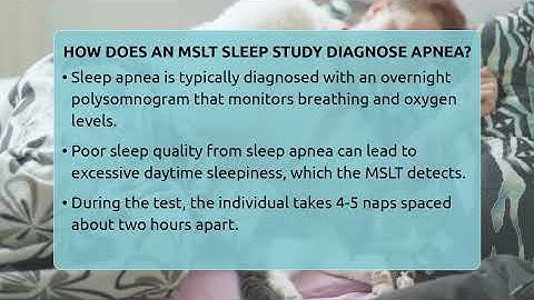 How Does An MSLT Sleep Study Diagnose Apnea? - Sleep Apnea Support Network