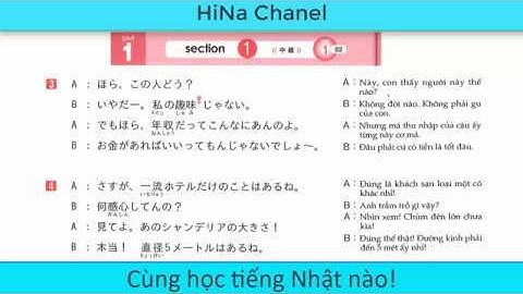 Luyện nói tiếng Nhật Shadowing N2-N1 _ Section 1