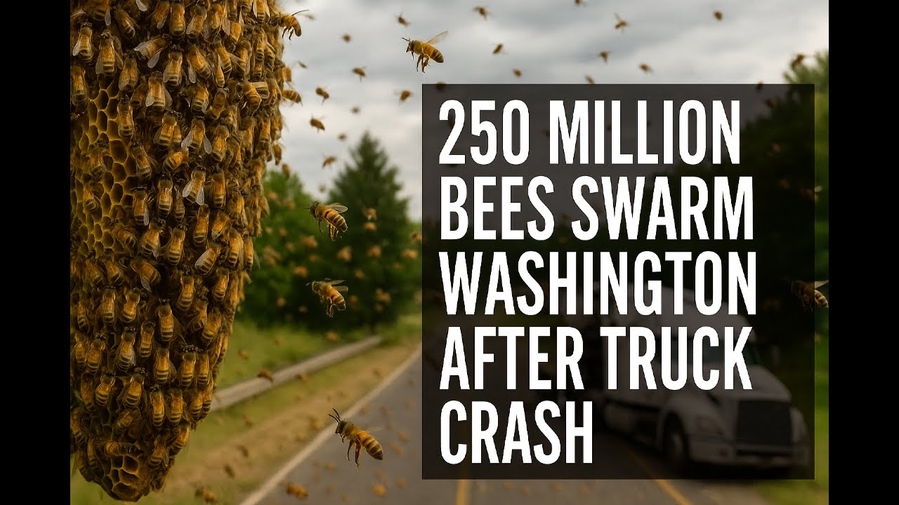 250 Million Bees Swarm Washington After Truck Crash Sparks Chaos