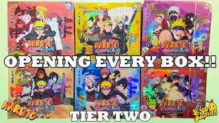 OPENING EVERY NARUTO KAYOU TIER 2 BOOSTER BOX! 180 BOOSTER PACKS!!