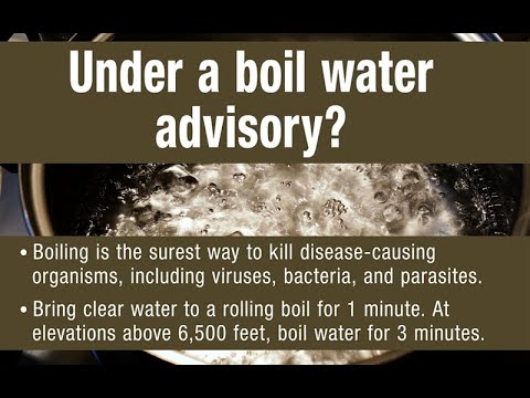 What is a boil water advisory? Everything you need to know