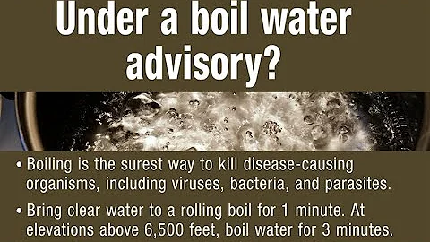 Boil Water Advisory