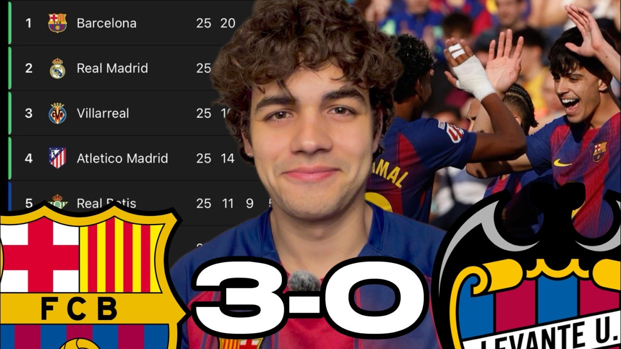 PUNTEROS! BARCELONA 3-0 LEVANTE ANALISIS Y OPINON!