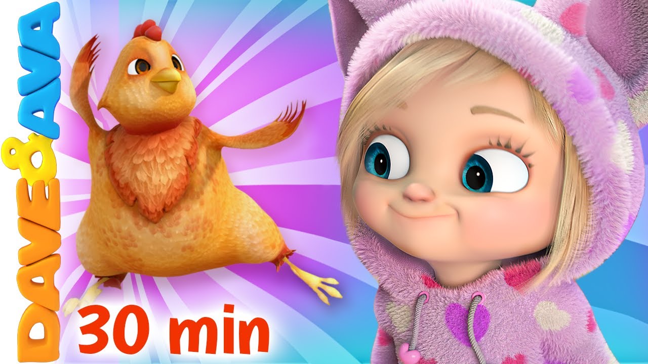 😍 The Bear Went Over the Mountain and More Nursery Rhymes | Baby Songs | Dave and Ava 😍