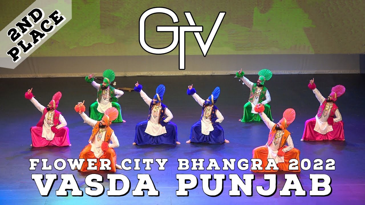 Vasda Punjab UK Second Place Senior Category at Flower City Bhangra