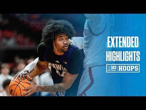 Washington at Maryland | EXTENDED HIGHLIGHTS | Big Ten Men's Basketball | 02/21/26