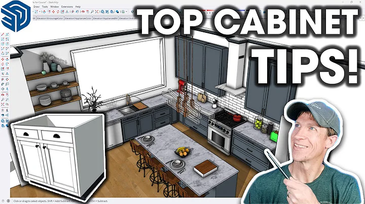 My TOP Tips for Cabinet Modeling in SketchUp!