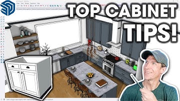 My TOP Tips for Cabinet Modeling in SketchUp!