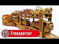 Wooden trailer transporter truck SCANIA