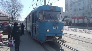 Поездка на Московском трамвае 🚋 Татра Т3SU-MTTЧ-1053 с @barnaultransport (7 маршрут) 27.04.24.