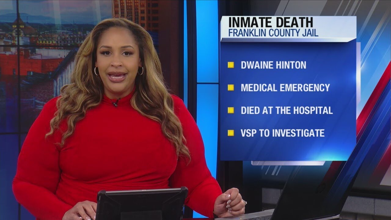 VSP investigating sudden death of Franklin County Jail inmate - YouTube