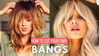 How To Cut Your Own Bangs