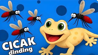 Cicak Cicak di Dinding 🦎 Lagu Anak Indonesia Terbaru | Animasi 3D Lucu & Edukatif