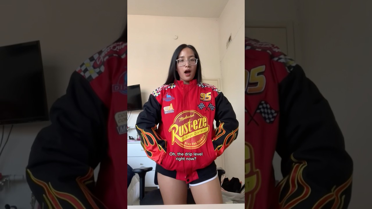 The Lightning McQueen racer jacket is finally MINE!! 