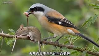 The Butcher Bird: Why This Tiny Bird Hangs Its Prey on Spikes! 😱