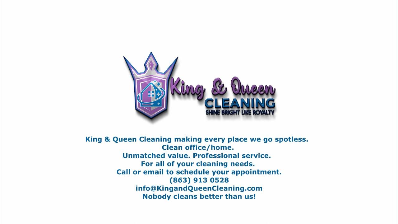 King and Queen Cleaning LLC Commercial YouTube