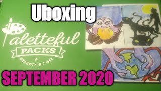 September paletteful pack Uboxing 2020
Welcome back to my channel for another unboxing of art supplies..Today i am sharing Palletteful pack...This box was full of awesome supplies to play with and i am ready for it..not to mention..there is 4 days left til my birthday!..LOL...(of course i had to mention)The prompts for this box are stuff animal, dream, escape and history...see if you can figure out which sketch goes with the prompt...LOL...but of course i will tell you...but in a later video...of course...now take a load off and enjoy, while i color, be playful and create with all these new goodies!... September paletteful pack Uboxing 2020