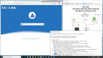 Setting konfigurasi NCLINK NC-LINK AP211 AP211O AP212 AP214D gateway mode