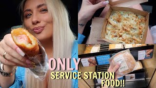 I ONLY ate SERVICE STATION foods for 24hours!!