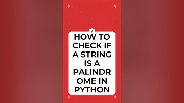 🔄 Palindrome Check in Python