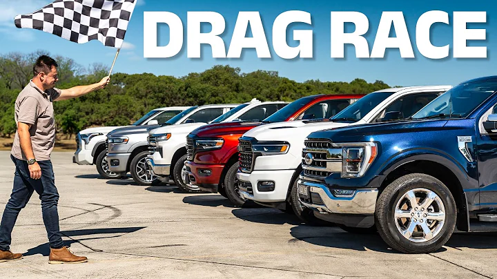 DRAG RACE: V8 RAM 1500 v 6-cyl RAM 1500 v Toyota Tundra v Ford F-150 v Chevy Silverado